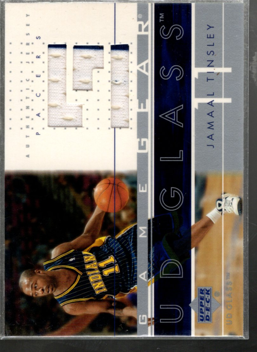 B4681- 2002-03 UD Glass Game Gear #JTGG Jamaal Tinsley B4681- 2002-03 UD Glass Game Gear #JTGG Jamaal Tinsley