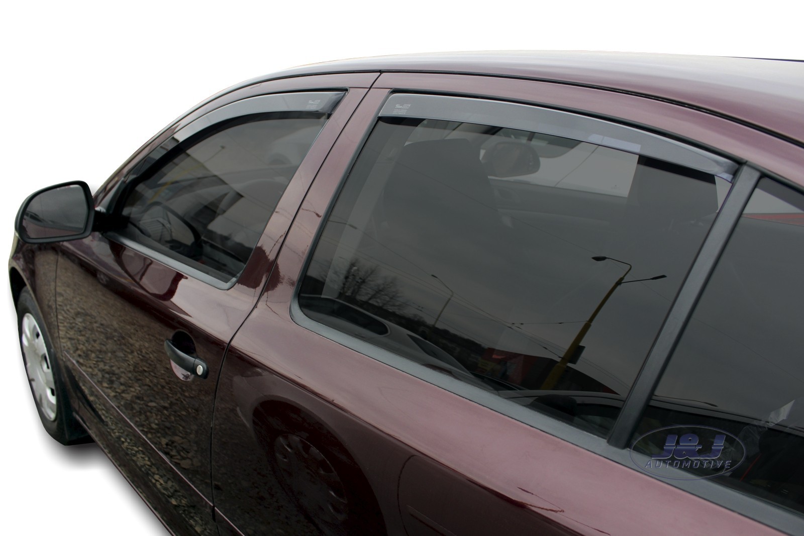 TO FIT Skoda Octavia Mk2 LIFTBACK 20042012 wind deflectors 4pc TINTED