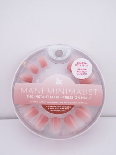 Olive & June Mani Minimalist Nails, EXTRA SHORT, HZ Syrup Gradient - FREE SHIPP