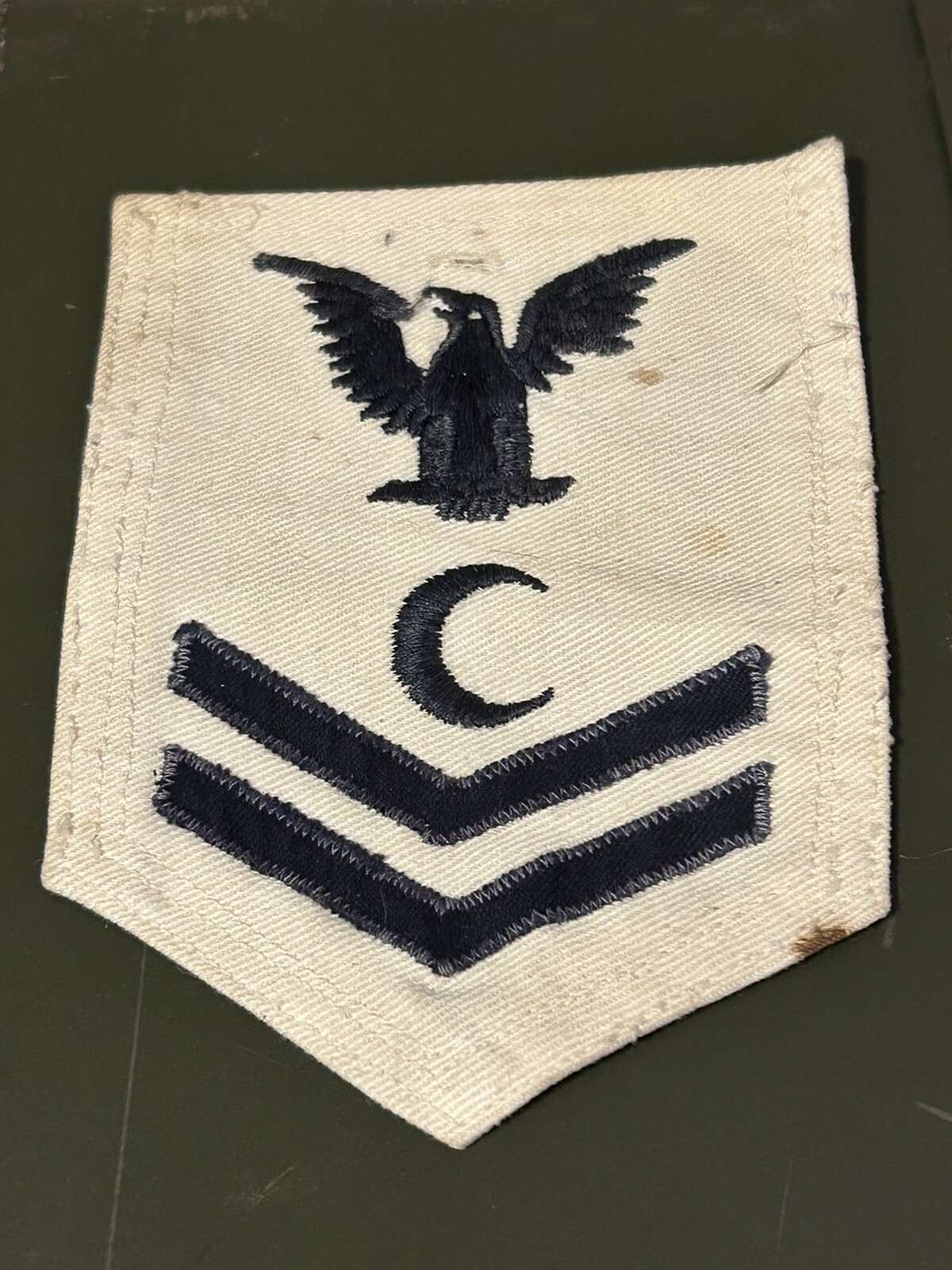 WWII Ships Cook 2nd Class USN Rank Patch