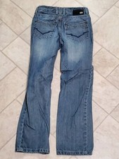 Buffalo David Bitton Driven Jeans Boys Youth 10 Denim Pant Straight Adjust Waist