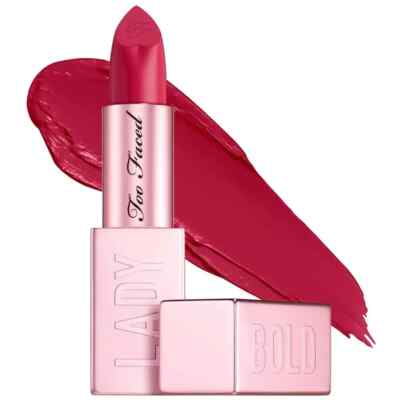 Too Faced Lady Bold Em-Power Pigment Lipstick 07 Rebel New in Box