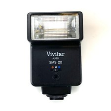 Vintage Vivitar Auto SMS 20 Camera Removable Thyristor Shoe Mount Flash