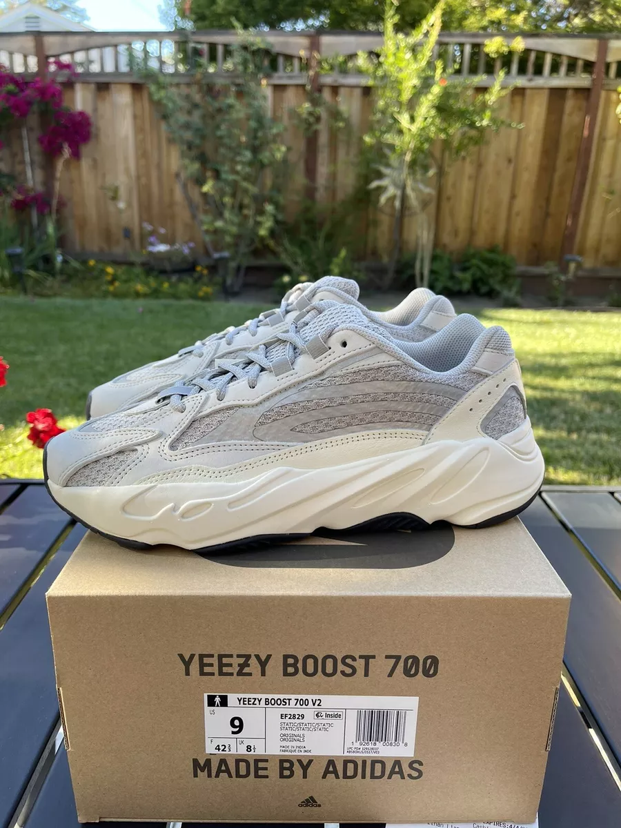 Adidas Yeezy Boost 700 V2 Static EF2829 White Grey Size 9 Men s 100 Authentic
