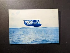 Mint 1926 Greece Aviation Postcard Flying Boat RPPC