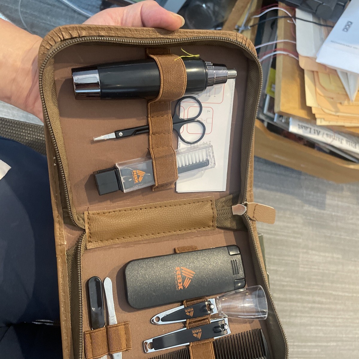 RBX Deluxe Men's Grooming Set electric nose hair trimmer | eBay