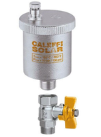 "Caleffi SolarentlüFter 3/8\" Zoll 180°C 10 Bar Kugelhahn Solar SchnellentlüFter"