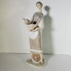 Lladro Figurine 13" Mother and Baby Boy Retired Motherhood Pot