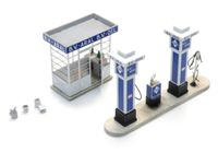 Artitec 387.632 - 1:87: Aral-Tankstelle - Neu + Ovp