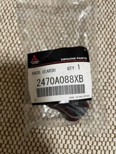 Mitsubishi Genuine Evolution 10 Final Edition Shift Knob Red Stitch Evo X Fe Oem