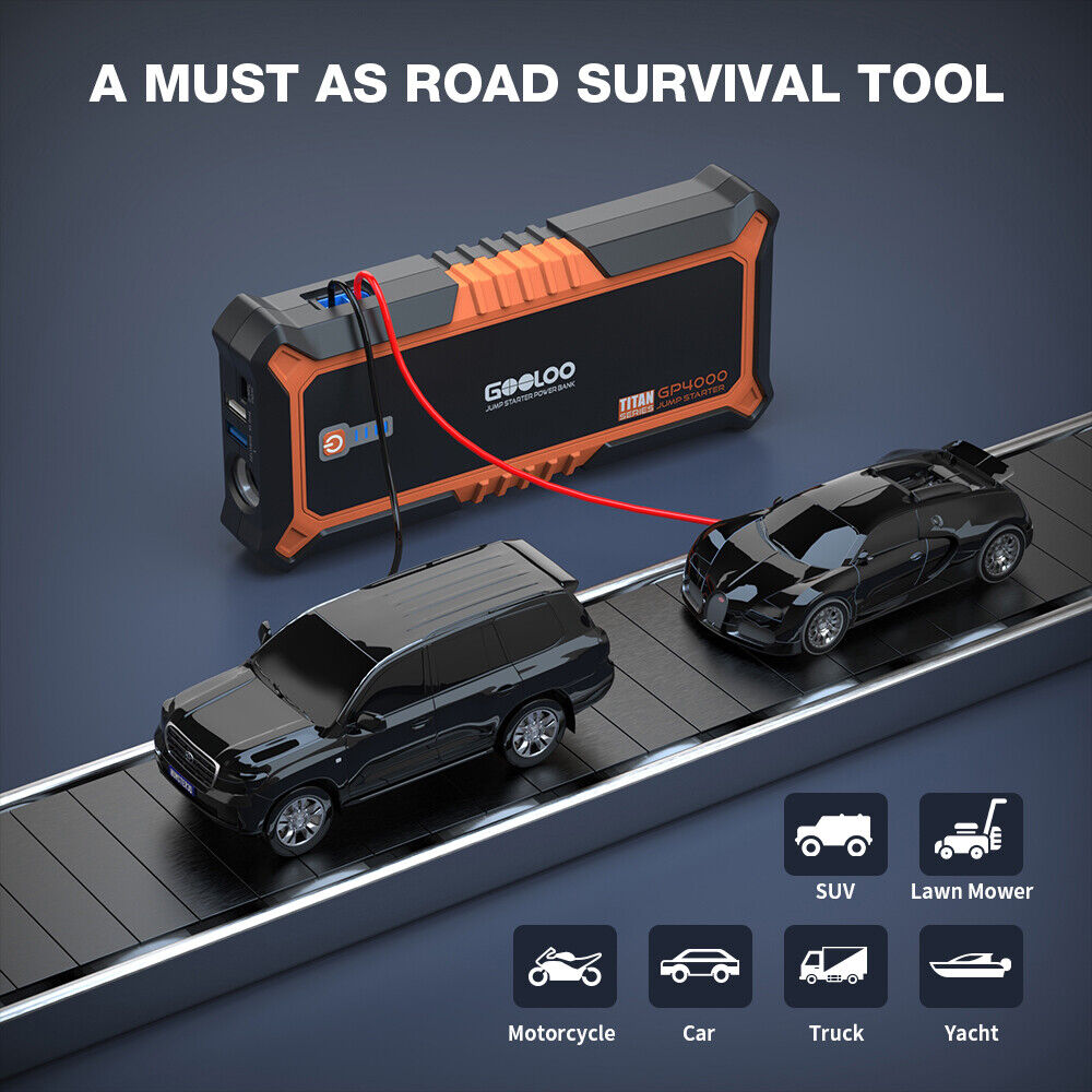 GOOLOO's 500A portable jump-starter is a road trip must at just $30