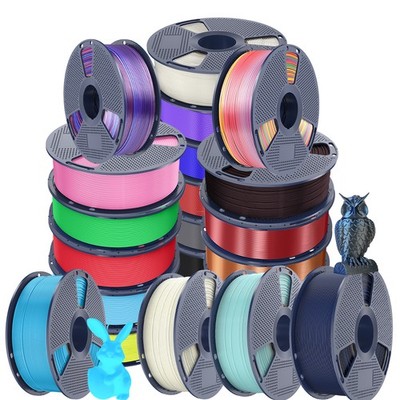 (BUY 3 Get 2 FREE,Add 5) SUNLU 1KG 3D Filament PLA/PLA+/ABS/PETG/ASA/SILK 1.75MM