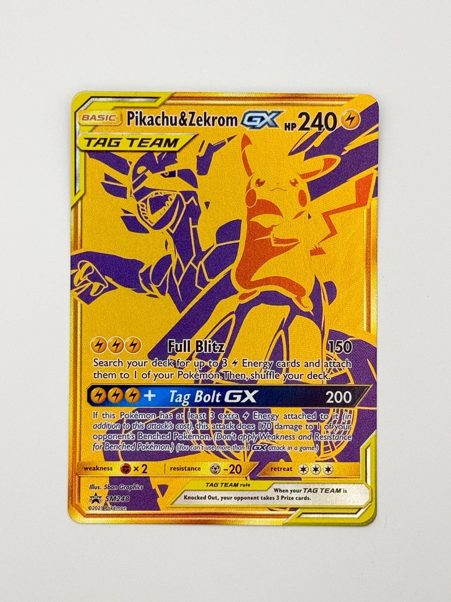 Pikachu & Zekrom GX SM248 Sm for sale | eBay