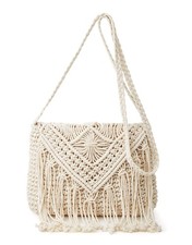Crossbody Purse for Women Cute Macrame Hobo Satchel Bags Knit Summer Beach Ba...