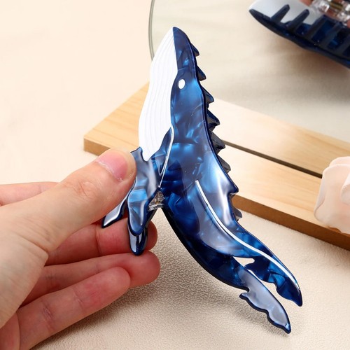Cartoon Whale Hair Claw Non Slip Whale Shaped Hair Claw Hair Accessories - Picture 7 of 8