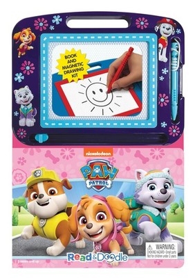 Paw Patrol Read & Doodle - Learning resources for kids, a magnetic drawing p...
