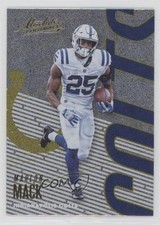 2018 Panini Absolute Spectrum Gold Marlon Mack #45 0t2