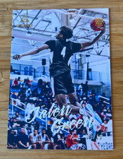 2021-22 Chronicles Draft Picks Luminance Jalen Green Gold RC #4/10 Jersey Match