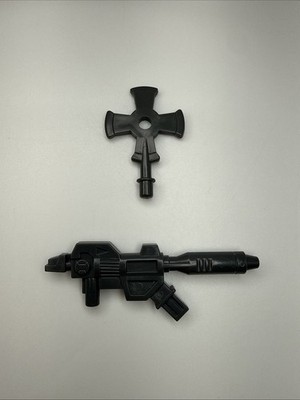 1986 Original G1 Transformers Wreck-Gar Axe And Gun Weapons Parts