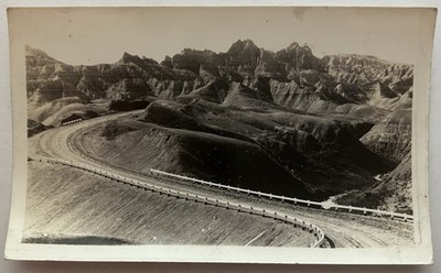 Badlands National Park Photo Scenic Curvy Road South Dakota Landscape