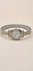 VINTAGE WATCH WOMEN, SEIKO QUARTZ,CASE AND BRACELET GOLD FILLED, NEW CRYSTAL
