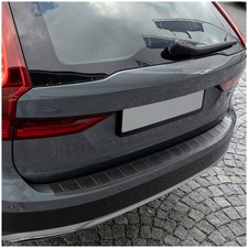Edelstahl Ladekantenschutz Anthrazit passend für Volvo V90 Cross Country