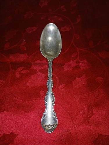 Antique Gorham Strasbourg Sterling Silver Serving Spoon 9.5”