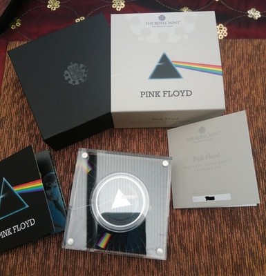 PINK FLOYD 1oz Silver Proof Coin £2 SOLD OUT @ The Royal Mint Ltd Ed ~ LAST ONE