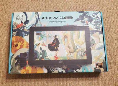 XP Pen Artist 24 Pro Gen 2 Drawing Tablet with Screen, 2K, 165hz