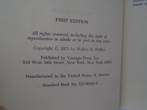 1973 Palmetto Rambler Walter Hellier first edition HCDJ - Picture 4 of 4