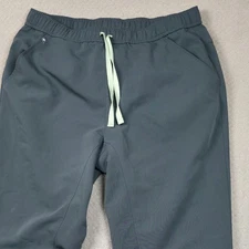FIGS Tansen Jogger Scrub Pants Mens Large Short L/S Jade Green FIONx Medical EUC