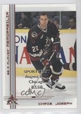 2000 ITG Be A Player Memorabilia SportsFest Chicago 7/10 Chris Joseph #173 0a1