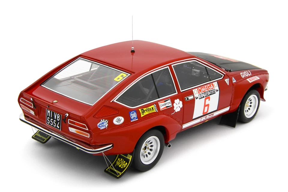 LAUDORACING-MODELS 1:18 Alfa Romeo Alfetta Gr.2 Rally dell'Elba 1975 LM199B - Photo 4/4