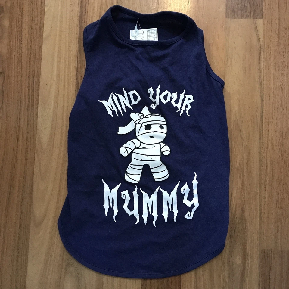 Casual Canine Glowing Mind Your Mummy Dog Halloween Pet Shirt Size XLarge - Image 2 of 4