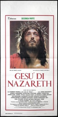 CINEMA-locandina GESU' DI NAZARETH SECONDA PARTE r. powell, FRANCO ZEFFIRELLI
