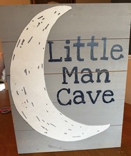 Little Man Cave Wooden Little Boys Sign