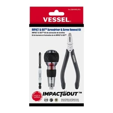 Vessel Impact & Out Screwdriver Screw Removal Extractor Kit w Pliers 238HWB-2PU