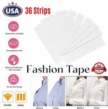 36 PCS Double Sided Tape for Clothes Body Fashion Skin Tape Strong Transparent