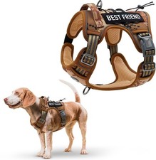 Tactical Dog Harness with Handle Nylon Tactical Dog Vest Harness