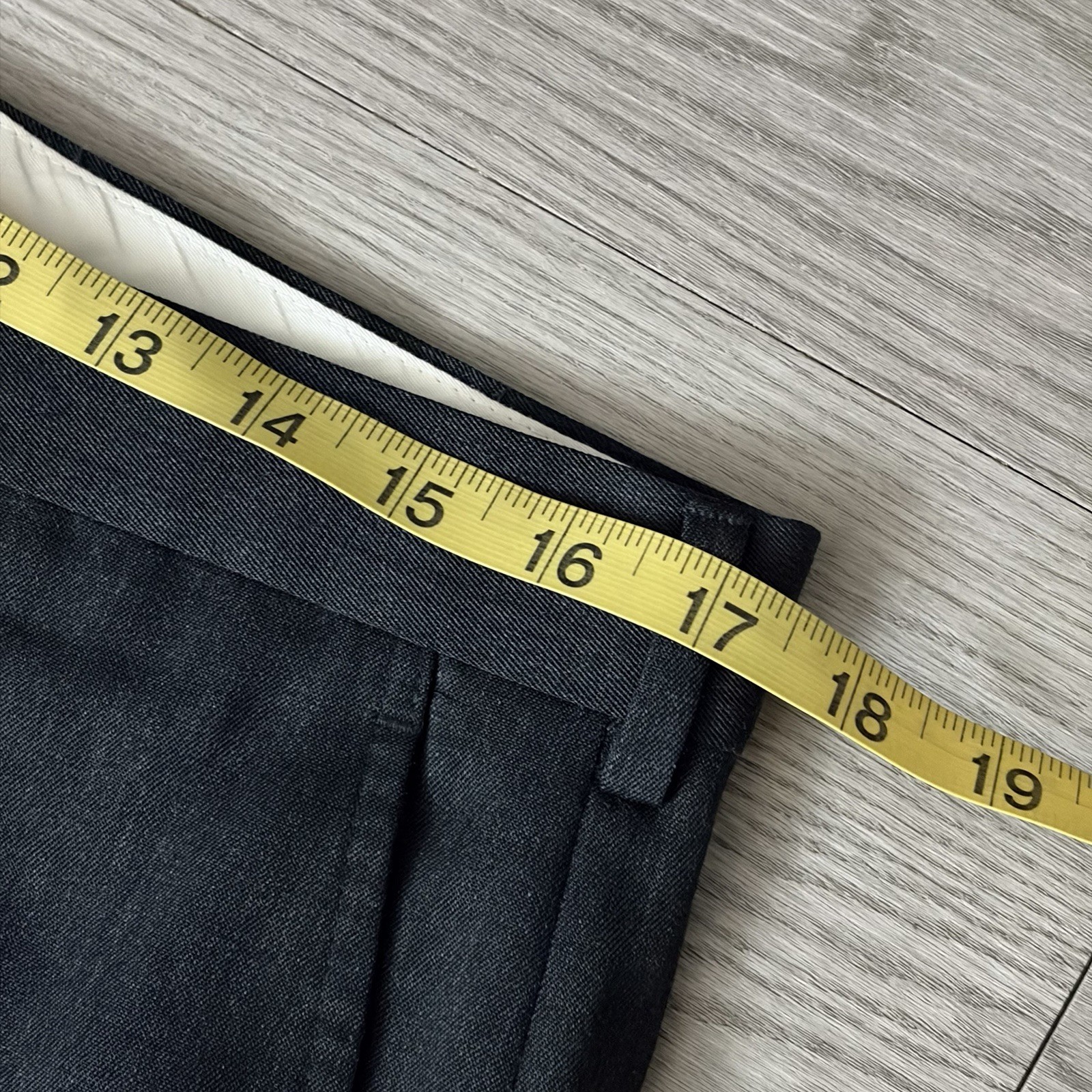 Brooks Brothers 1818 Pants Men's 34x34(34x32) Gray Regent Fit Wool Dress Pants thumbnail 8