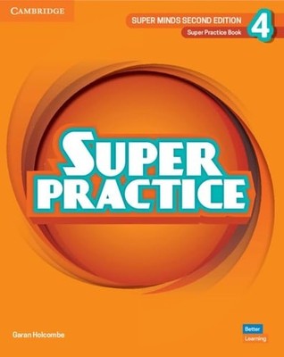 Super Minds Level 4 Super Practice Book British English, Holcombe, Garan, Very G