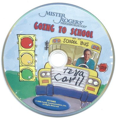 Mister Rogers Neighborhood Going To School (DVD, 2005) Disc + ART, FREE SHIPPING