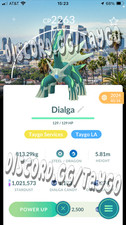 Shiny Dialga LA Sfondo Pokémon Go (REGISTRATO)