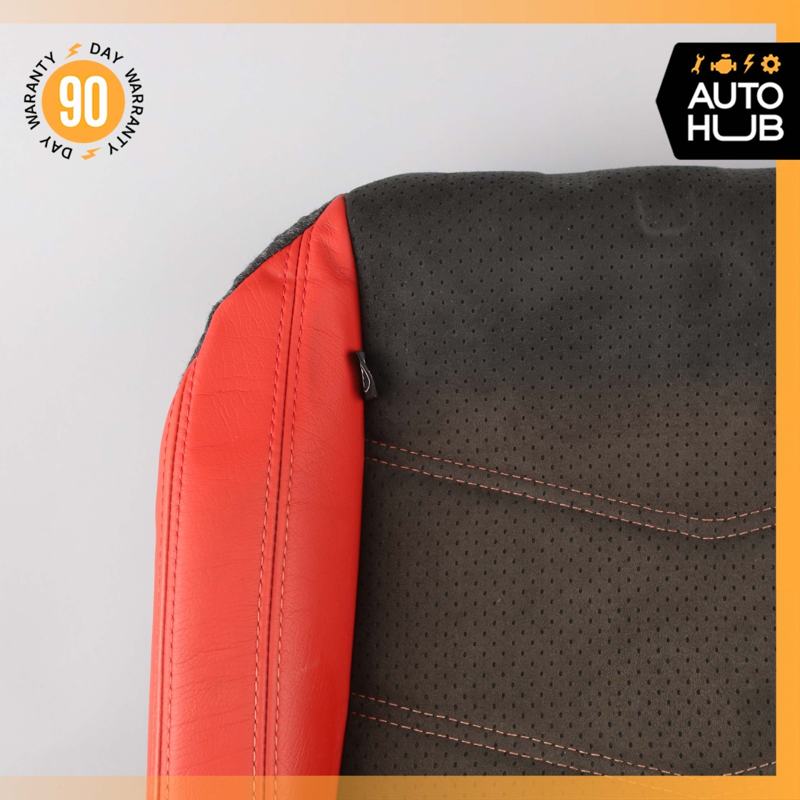 Maserati GranTurismo S M145 Rear Left Bottom Lower Seat Cushion Suede Red OEM