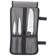 MERCER CUTLERY M21910 Knife Set,7 in Blade,Black Handle 6AKJ4
