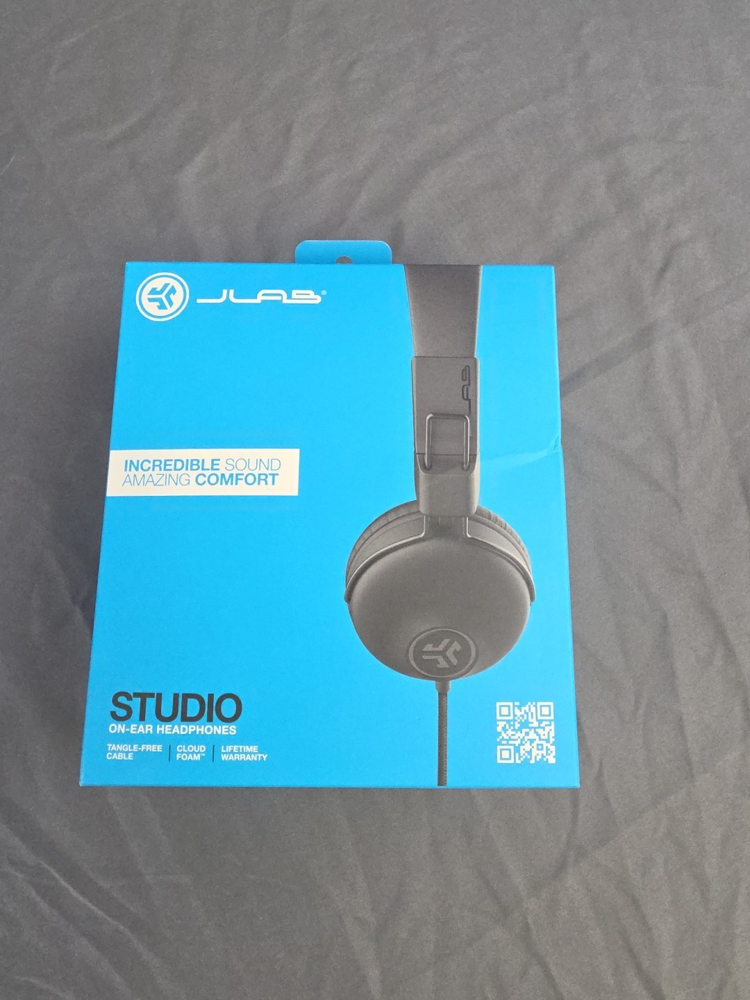 JLab Audio Wired On-Ear Headphones - Black Brand New in Sealed Box!