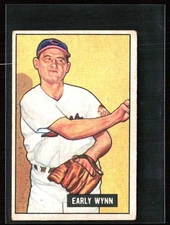 Early Wynn 1951 Bowman A #78 Cleveland Indians
