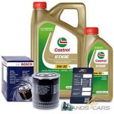 BOSCH ÖLFILTER+6L CASTROL EDGE 5W-30 LL FÜR VW PASSAT 3B 3BG 2.8 V6 96-05
