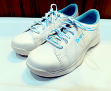 Dexter Raquel V Women  s Bowling Shoes White/Blue Lace-Up Size 7 Medium