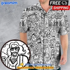 The Big Lebowski Doodles Hawaiian Shirt